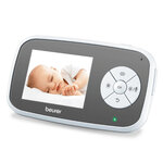 Beurer by 110 babyphone vidéo avec fonction de vision de nuit infrarouge  portée 300 m et alarme de température