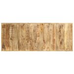 vidaXL Table de bar 180x70x107 cm Bois de manguier brut