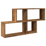 vidaXL Étagère murale vieux bois 100x18x53 cm bois d'ingénierie