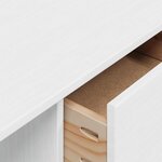 vidaXL Bureau avec tiroirs HILL Blanc 100 x 45 x 74 cm Pin massif