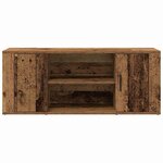 Meuble TV vidaXL en bois ancien 100x35x40 cm en bois aggloméré