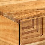 vidaXL Table basse Marron 100 x 54 x 40 cm Bois d'acacia massif
