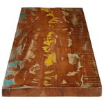 vidaXL Dessus de table 140x40x2 5cm rectangulaire bois massif récupéré