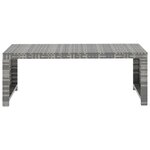 Salon de jardin meuble d'extérieur ensemble de mobilier 5 pièces avec coussins résine tressée gris 02_0016433
