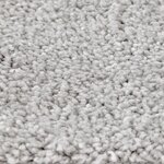 Tapis Shaggy vidaXL avec support en latex Gris 120x120 cm