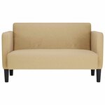 vidaXL Canapé causeuse gris-vert 109 cm tissu velours côtelé