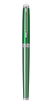 WATERMAN Hemisphere - Stylo plume Château Vert, attributs palladium, plume fine - en écrin