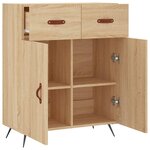 vidaXL Buffet chêne sonoma 69 5x34x90 cm bois d'ingénierie