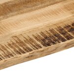 vidaXL Dessus de table bord vivant 110x60x3 8 cm bois de manguier brut