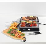 SALTER XL Health and Panini Grill - 2200W - 2 surfaces de cuisson - Bac d'égouttement - Contrôle de la température
