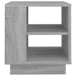vidaXL Table basse Sonoma gris 40x40x43 cm Bois d'ingénierie