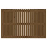 vidaXL Tête de lit murale Marron miel 140x3x90 cm Bois massif de pin