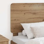 vidaXL Tête de lit Chêne artisanal 75 cm Bois d'ingénierie