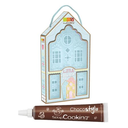 Découpoir à pâtisserie little house + 1 stylo chocolat - La Poste