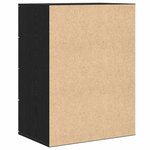 vidaXL Buffet avec tiroir Chêne noir 60 x 39 x 80 cm Bois d'ingénierie