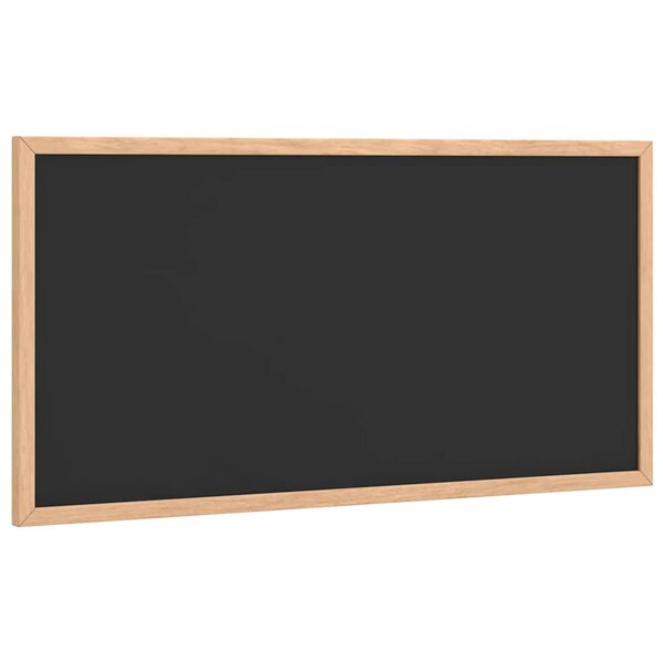vidaXL Tableau noir avec cadre bois de pin massif noir 60x30 cm