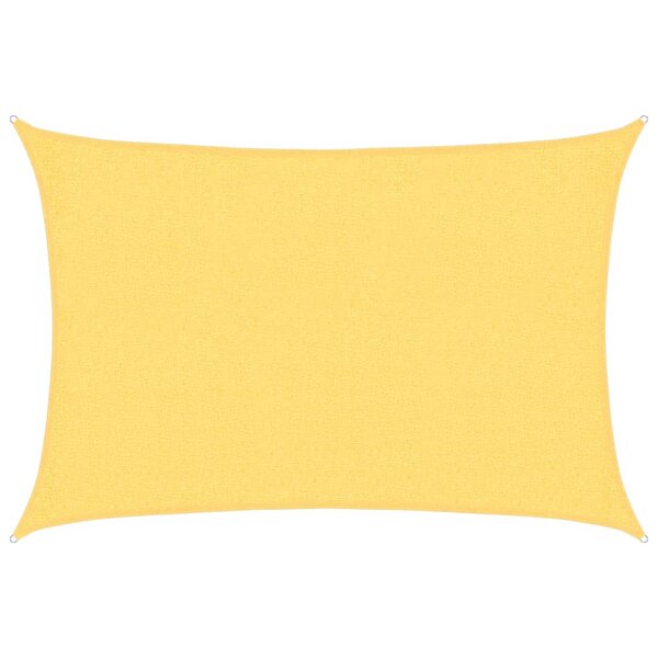 vidaXL Voile d'ombrage 160 g/m² Beige 2x2 5 m PEHD