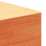 vidaXL Table de chevet Brun cire 42 x 32 5 x 40 cm Bois massif en pin