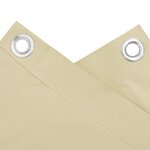 vidaXL Écran d'intimité de balcon crème 500x90 cm PVC