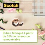 Boite de 9 Rouleaux adhésif Invisible MAGIC 900 Recyclé 19 m x 33 m SCOTCH