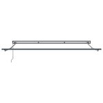 vidaXL Auvent Rétractable Bleu Marine 400x300 cm