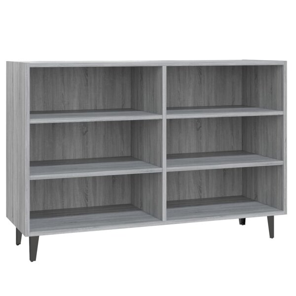 vidaXL Buffet sonoma gris 103 5x35x70 cm bois d'ingénierie
