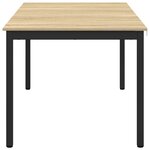 vidaXL Table de salle à manger / Table de repas MÉTAL