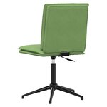 vidaXL Chaises à manger lot de 2 Vert clair Velours