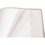 Protège-cahier cristal avec rabats marque-pages PVC 22/100ème 17 x 22 cm transparent CALLIGRAPHE