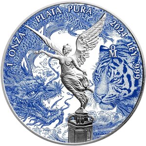 Pièce de monnaie en Argent g 31.1 (1 oz) Millésime 2024 ORIENTAL LIBERTAD