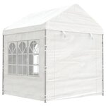 vidaXL Belvédère avec toit blanc 2 28x2 23x2 69 m polyéthylène