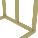 vidaXL Porte-serviettes sur pied Doré 48x24x79 cm Fer