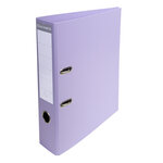 Classeur à levier PVC A4 dos de 70mm Lilas x 10 EXACOMPTA