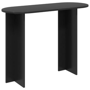 vidaXL Table console Chêne noir 100 x 39 5 x 75 cm Bois d'ingénierie