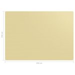 vidaXL Tapis de tente 250x350 cm Beige