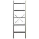 vidaXL Étagère sur pied 5 niveaux Noir 56x35x174 cm