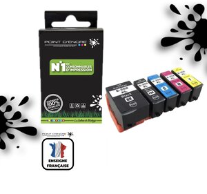 202XL - Kiwi - Pack de 5 Cartouches Grande capacité