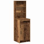 vidaXL Haut Armoire Bois ancien 40 x 40 5 x 135 cm Bois d'ingénierie