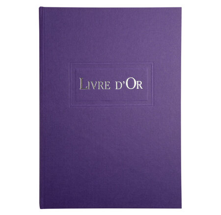 Livre D'or .1m. 297x210 Violet