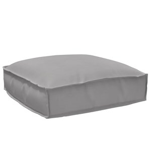vidaXL Coussin Tissu Oxford Gris 50 x 50 x 12 cm