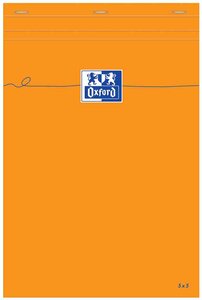 Bloc-notes Orange A4+ 210 x 315 mm 80 Feuilles 80g Unie OXFORD