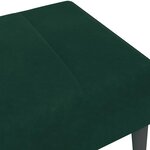 vidaXL Repose-pied vert foncé 77x55x31 cm velours