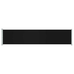 vidaXL Auvent latéral rétractable de patio 140x600 cm Noir