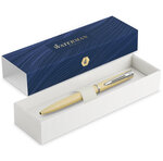 Waterman allure pastel stylo bille  jaune pastel  recharge bleue pointe moyenne  coffret cadeau