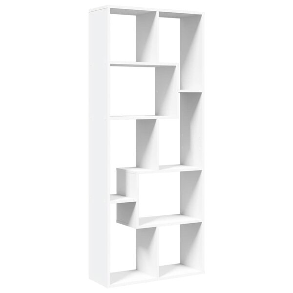 vidaXL Étagère séparatrice de pièce blanc 67x25x161 5 cm