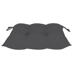 Vidaxl chaises de jardin empilables avec coussins 8 pièces teck solide