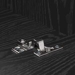 vidaXL Meuble TV Chêne noir 150 x 30 x 45 cm Bois d'ingénierie et fer