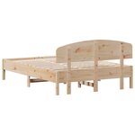 vidaXL Cadre de lit sans matelas 140x190 cm bois de pin massif
