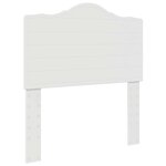 vidaXL Tête de lit Blanc 100 cm Bois d'ingénierie