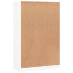 vidaXL Bibliothèque blanc 70x33x110 cm bois massif de pin